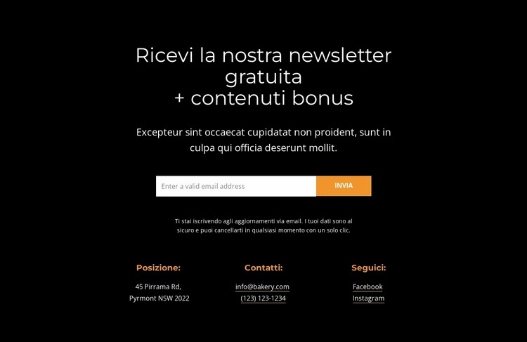 Ottieni contenuti bonus Progettazione di siti web