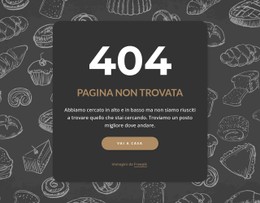 Pagina Non Trovata Su Sfondo Scuro