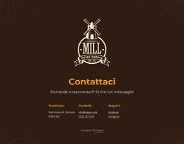 Vogliamo Sentire Da Voi - Modello HTML5 A Pagina Singola