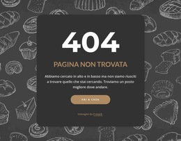 Pagina Non Trovata Su Sfondo Scuro