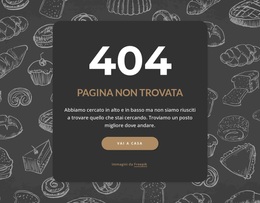 Pagina Non Trovata Su Sfondo Scuro