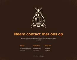 Platformsjabloon Lanceren Voor We Willen Van Je Horen