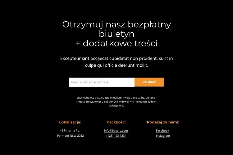 Zdobądź dodatkową zawartość Projekt strony internetowej