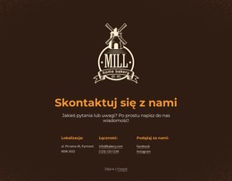 Chcemy Usłyszeć Od Ciebie - Darmowy Szablon HTML