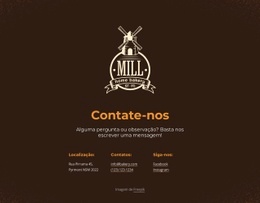 Nós Queremos Ouvir De Você - Modelo HTML5 De Página Única