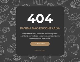 Página Não Encontrada Em Fundo Escuro - Inspiração De Template Joomla