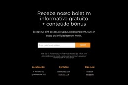 Obtenha Conteúdo Bônus - Modelo Joomla 2024