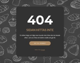 Sidan Hittades Inte På Mörk Bakgrund