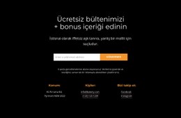 Bonus Içerik Al Ücretsiz CSS Şablonu