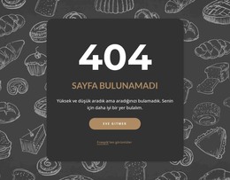 Sayfa Koyu Arka Planda Bulunamadı - Premium Öğeler Şablonu