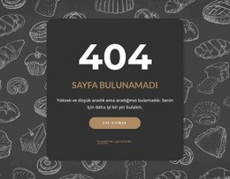 Sayfa Koyu Arka Planda Bulunamadı - HTML Layout Builder