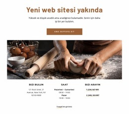 Pastanenin Yeni Web Sitesi Çok Yakında - Yaratıcı Çok Amaçlı Şablon