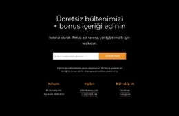 Bonus Içerik Al - Üstün Web Sitesi Tasarımı