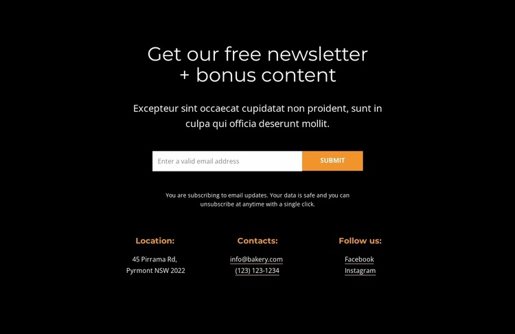 Get bonus content Website Builder Templates