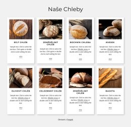 Stáhnout Téma WordPress Pro Kvalitní Chléb Čerstvě Upečený