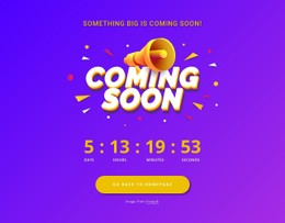 Free CSS For Coming Soon Page Design