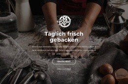 HTML5-Design Für Brot Frisch Gebacken