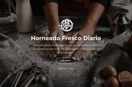 Impresionante Diseño De Sitio Web Para Pan Recién Horneado