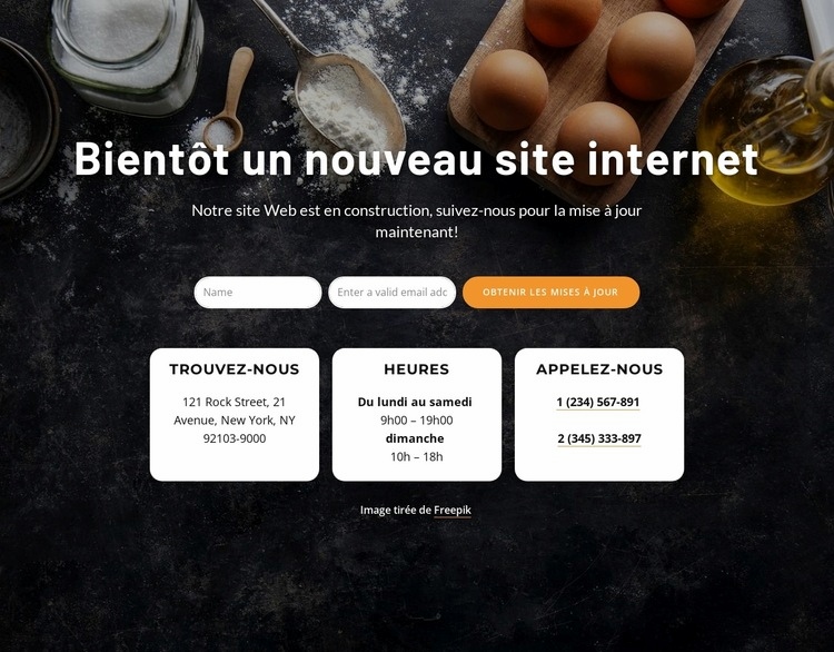 Bientôt un nouveau site internet Conception de site Web