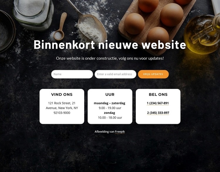 Binnenkort nieuwe website Website ontwerp