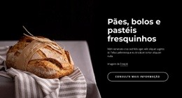 Pão Acabado De Cozer - Modelo De Site Pessoal