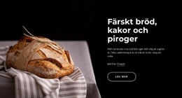 Nybakat Bröd - HTML-Kodmall