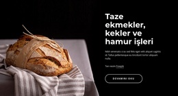 Fırından Yeni Çıkmış Ekmek - WordPress Temasını Ücretsiz Indirin