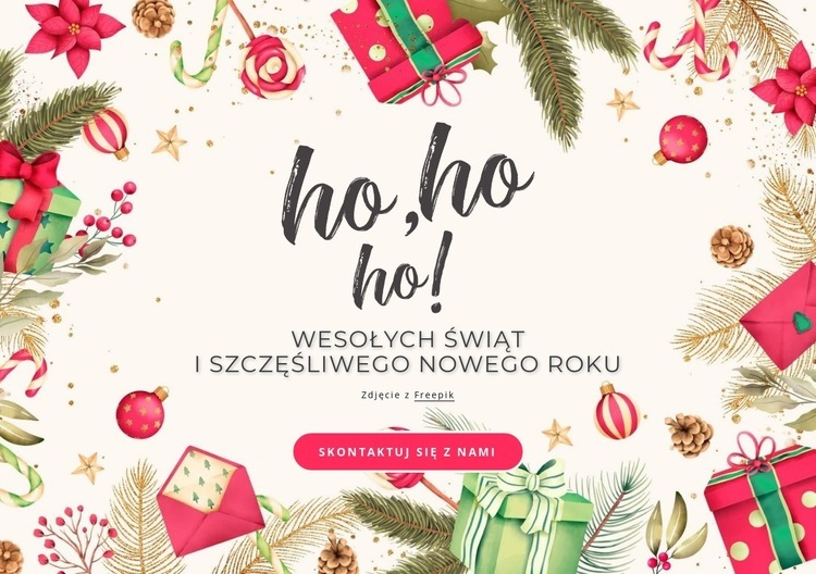 Szczęśliwego Nowego Roku Szablony do tworzenia witryn internetowych