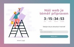 Bezplatná Online Šablona Pro Náš Web Je Téměř Hotový