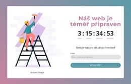 Náš Web Je Téměř Hotový Šablona Webu CSS