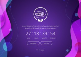 Demnächst Mit Abstraktem Hintergrund Designvorlage