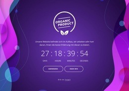 Demnächst Mit Abstraktem Hintergrund - HTML5-Vorlage