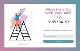 Nuestro Sitio Web Está Casi Listo - Creador De Sitios Web Sencillo