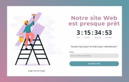 Conception De Sites Web Polyvalents Pour Notre Site Web Est Presque Prêt