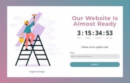 Our Website Is Almost Ready Html Code Example