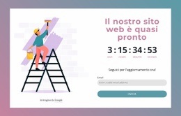 Il Nostro Sito Web È Quasi Pronto - Semplice Costruttore Di Siti Web