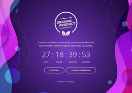 Prossimamente Con Sfondo Astratto - Tema WordPress Professionale Personalizzabile