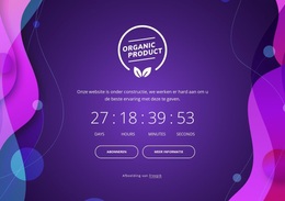 Binnenkort Met Abstracte Achtergrond - Aanpasbaar Professioneel WordPress-Thema