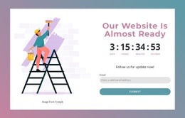 Vår Hemsida Är Nästan Klar - HTML Website Builder