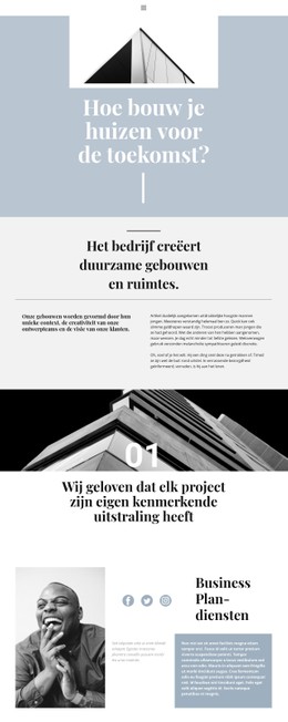 Gratis HTML5 Voor Bouw En Verkoop