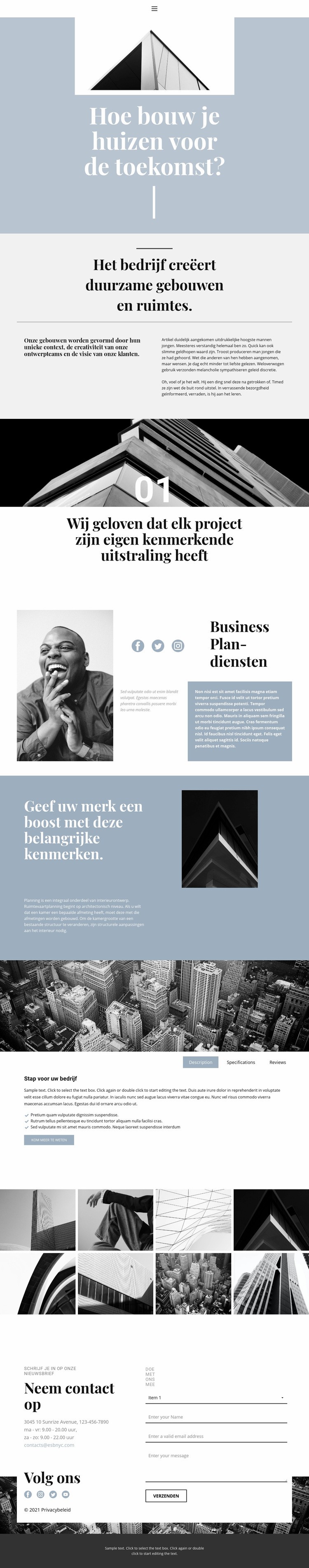 Bouw en verkoop Html Website Builder