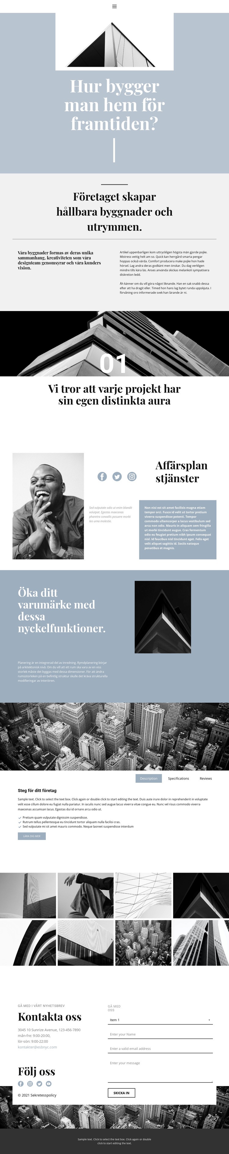 Bygg och försäljning WordPress -tema