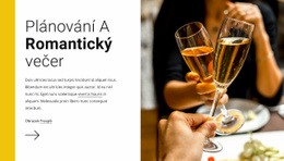 Romantický Večer - Plně Responzivní Šablona