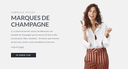 Marques De Champagne - Site Web Réactif