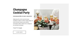 Coctail Party - Free Css Theme