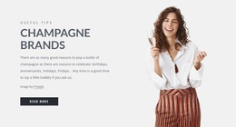 Champagne Brands - Joomla Template Free Responsive