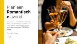 Romantische Avond Responsieve Site