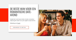 Wijnen Voor Een Romantische Date Night - HTML-Sjabloon Downloaden