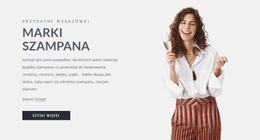 Witryna WordPress Dla Marki Szampana