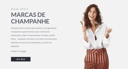 Marcas De Champanhe Site De Página Única